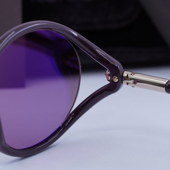 Tom Ford Melody FT1090 48Z Butterfly Sunglasses - Brown/Rose Brown
